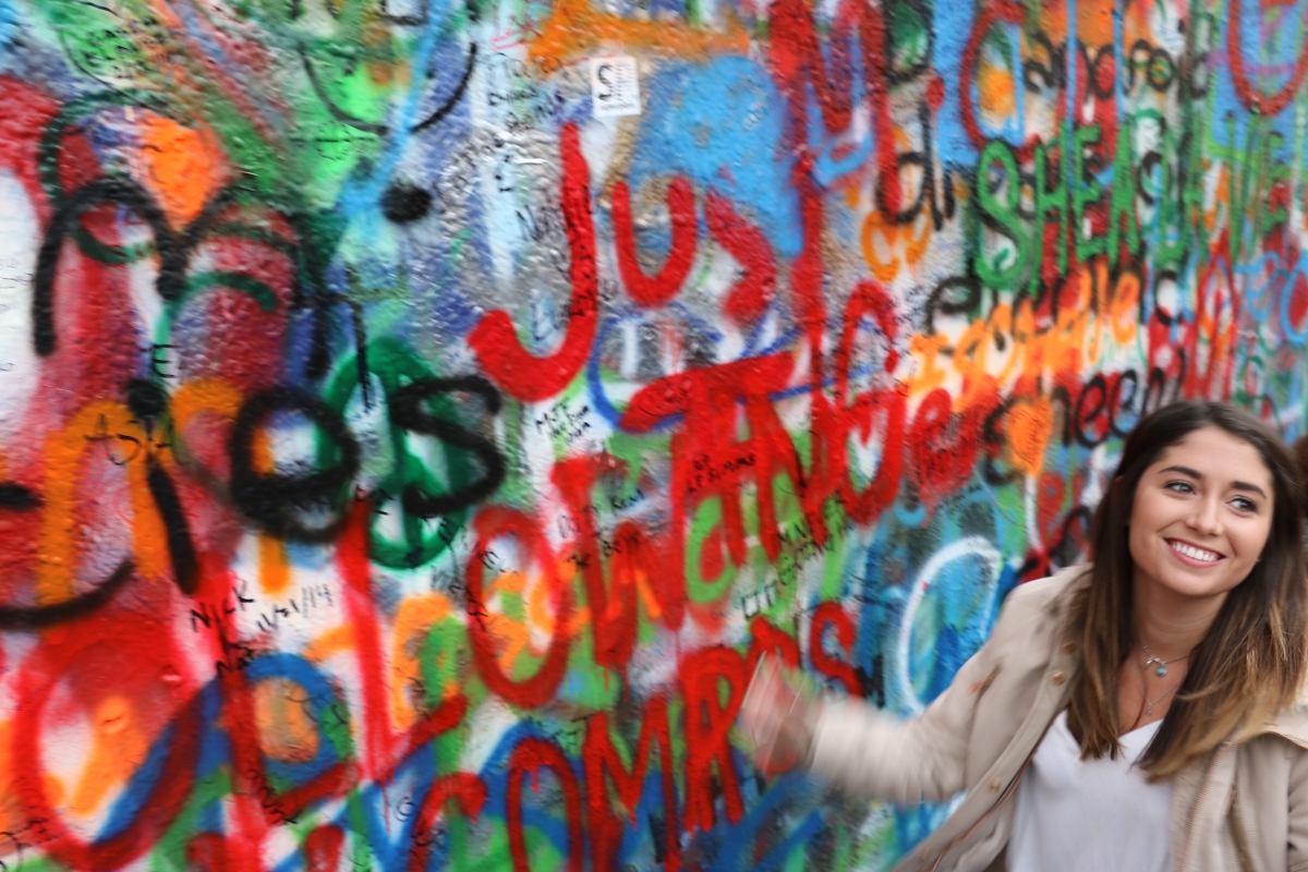 Me at the John Lennon Wall 
